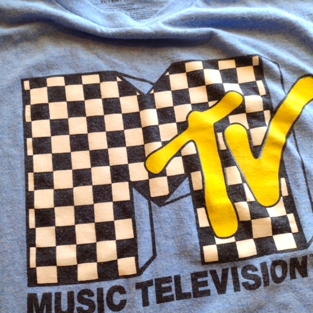 MTV,Old School Classic, Men's Xlg T-shirt RIGHT ON & FREE THANK YOU GIFT